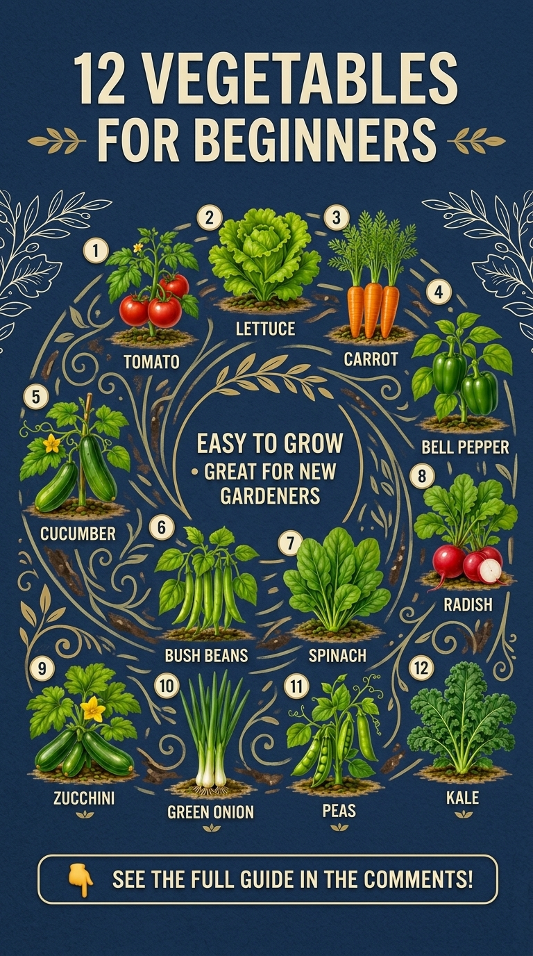 The Beginner’s Garden: 12 Vegetables Guaranteed to Succeed