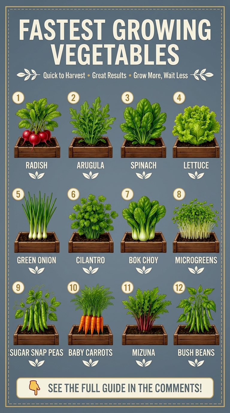 Instant Gratification Gardening: The Fastest Crops for Quick Harvests