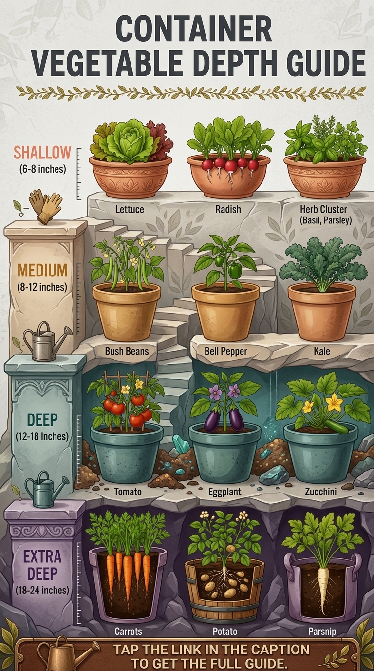 The Root of Success: Matching Container Depth to Your Vegetable Garden