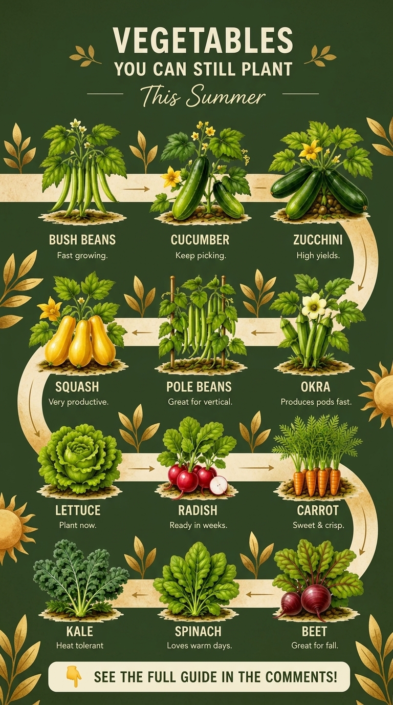 The Second Harvest: A Guide to Summer Vegetable Successions