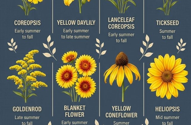 Sunshine All Season: 12 Long-Blooming Yellow Perennials for Your Garden