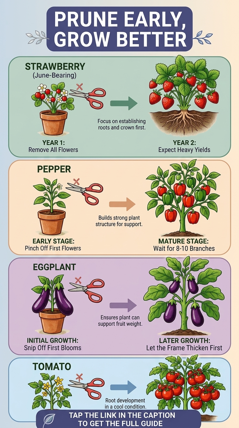 The Strategic Sacrifice: Why Pruning Early Flowers Leads to Bigger Harvests