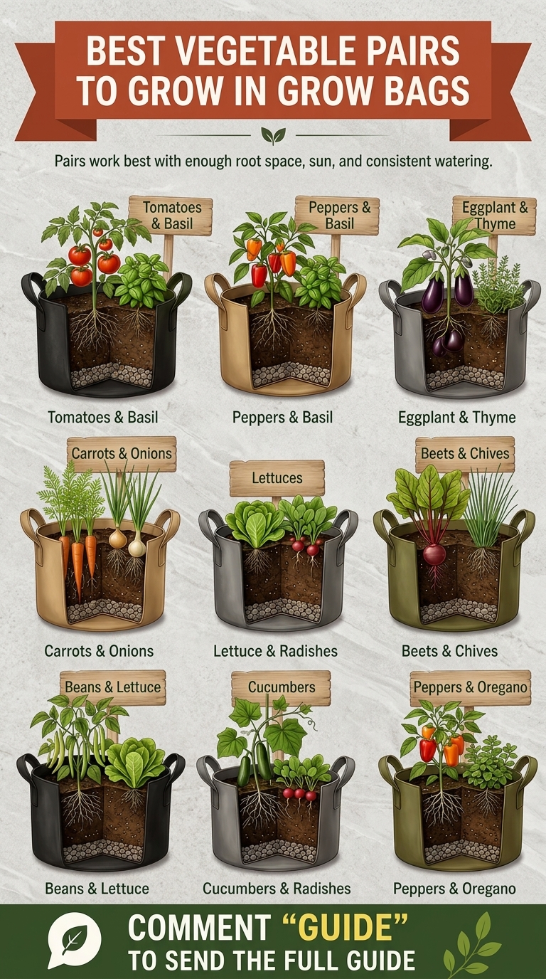 Maximize Your Harvest: The Best Vegetable Companion Pairs for Grow Bags