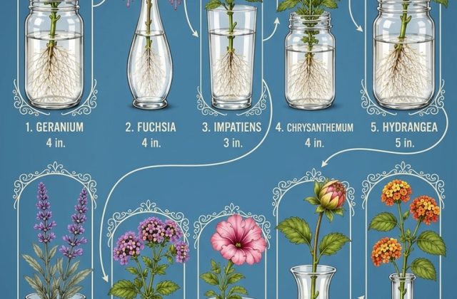 Mastering Water Propagation: 10 Flowers You Can Grow from Cuttings