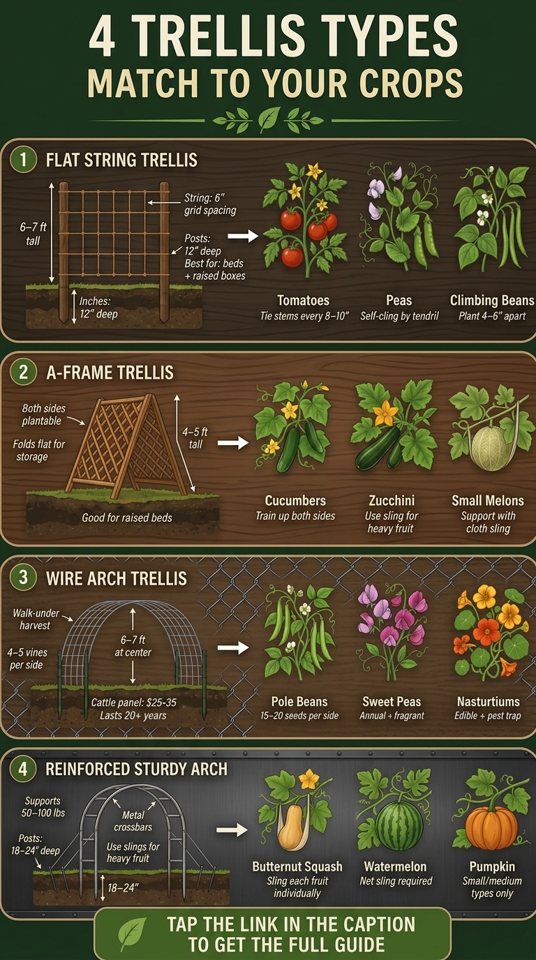 Mastering Vertical Gardening: Matching Trellis Structures to Your Crops