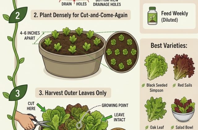 Maximizing Yields: How to Grow a Continuous Lettuce Harvest in Small Containers