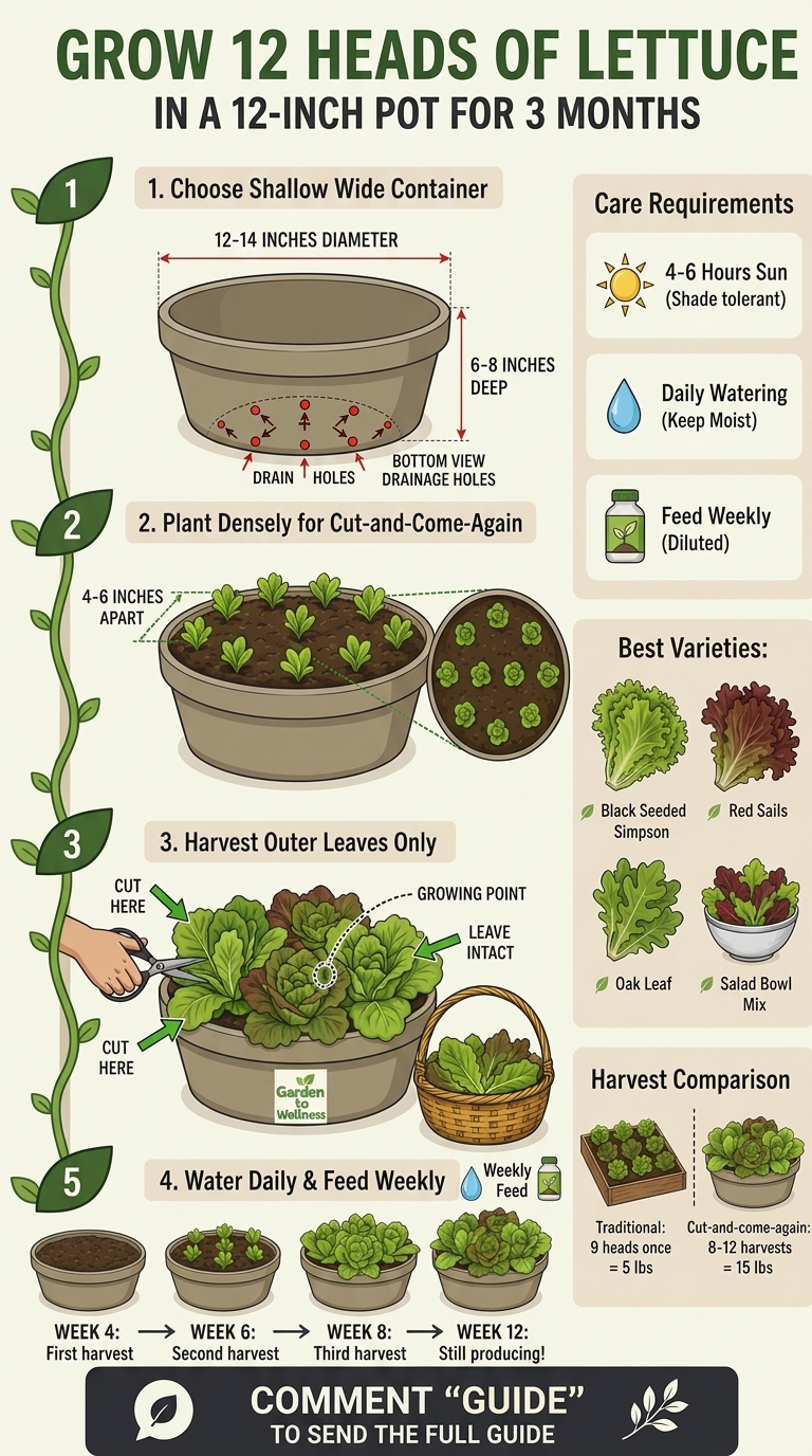 Maximizing Yields: How to Grow a Continuous Lettuce Harvest in Small Containers