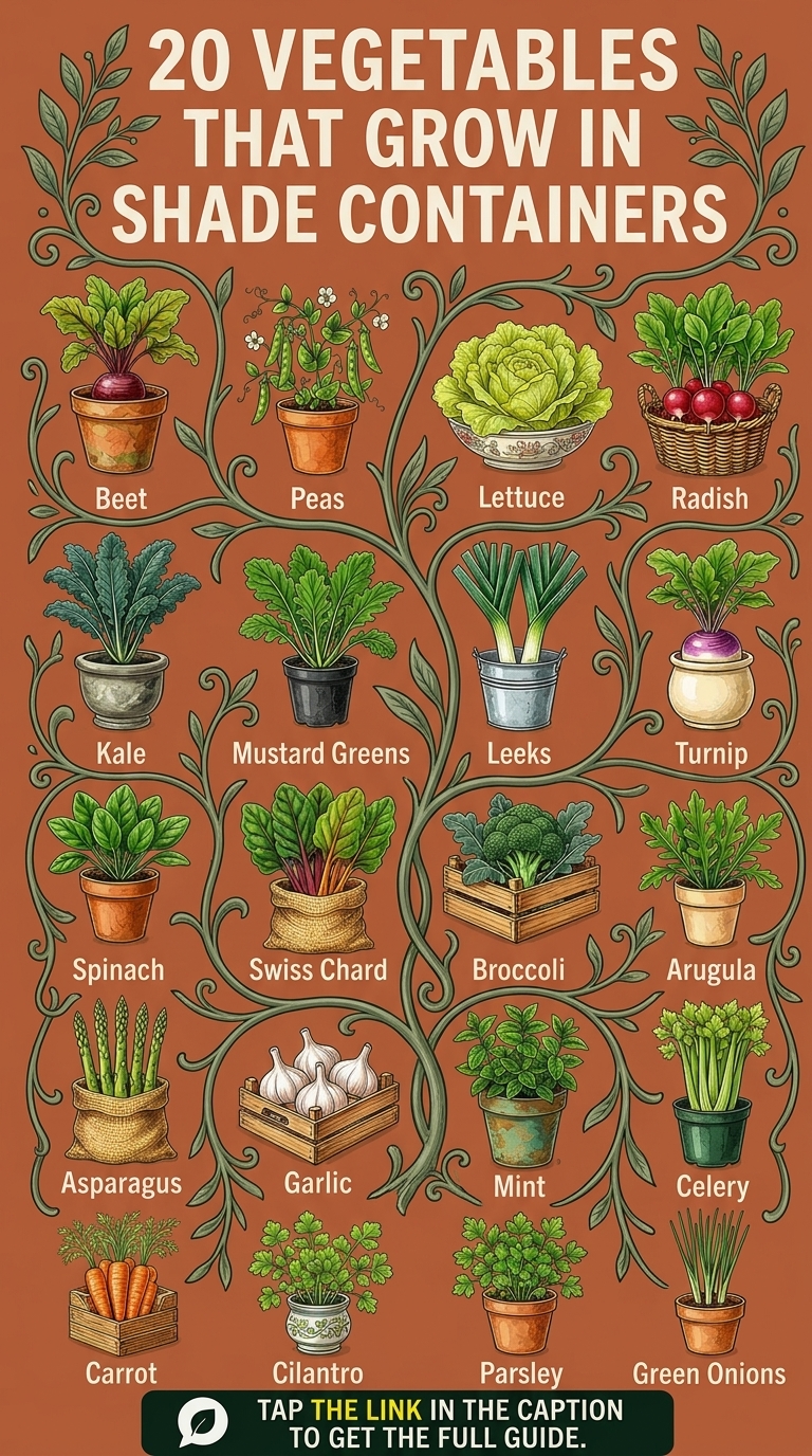 Container Gardening in the Shade: The Ultimate Guide to Low-Light Vegetables