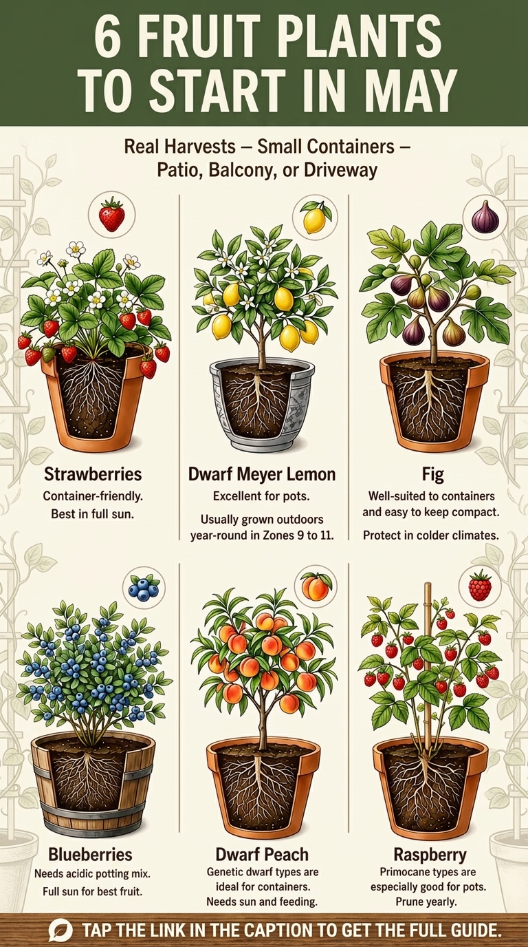 Small-Space Orchards: 6 Fruit Plants Perfect for Containers